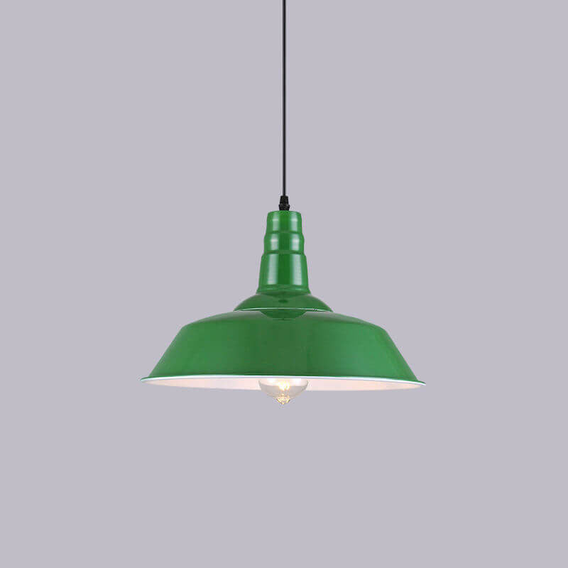 Industriële Groene Hanglamp – Meerdere Formaten
