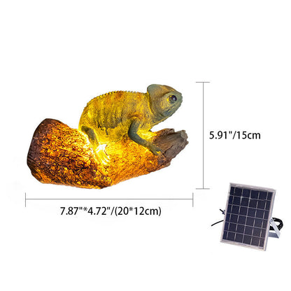 Decoratieve Solar Dierentuinlamp – Uil / Kameleon / Toekan / Wasbeer – 24 V (1 LED)