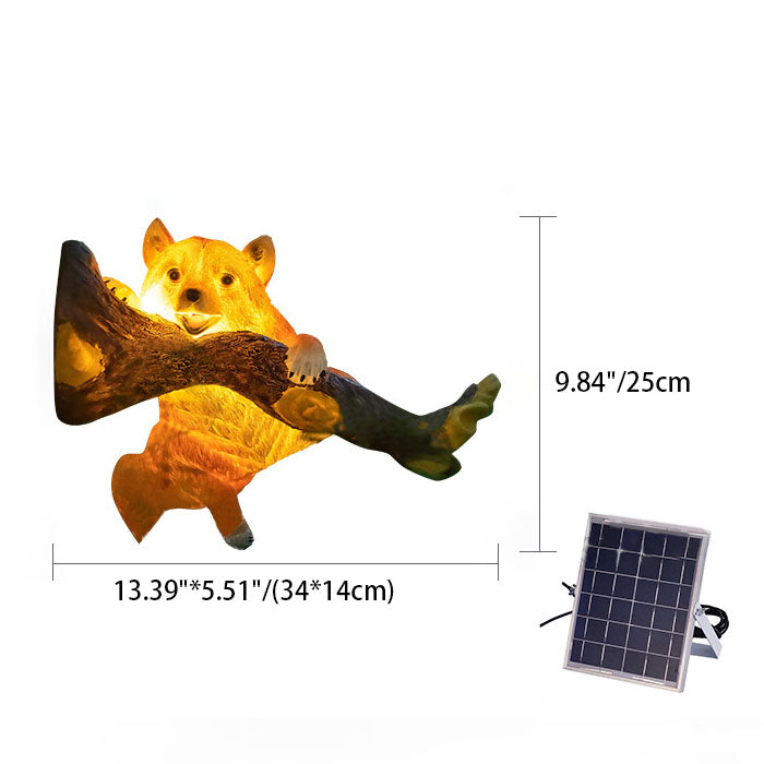 Decoratieve Solar Dierentuinlamp – Uil / Kameleon / Toekan / Wasbeer – 24 V (1 LED)