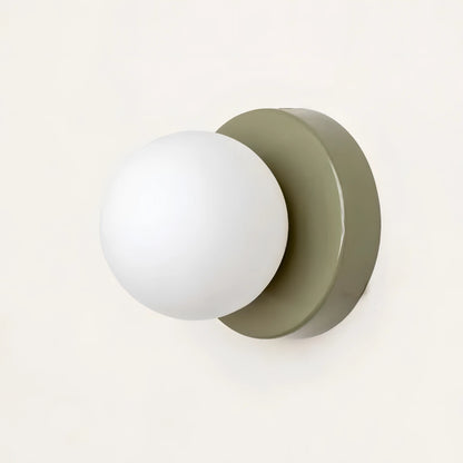 Nero - Minimalistische Scandinavische Wandlamp met Glazen Kap