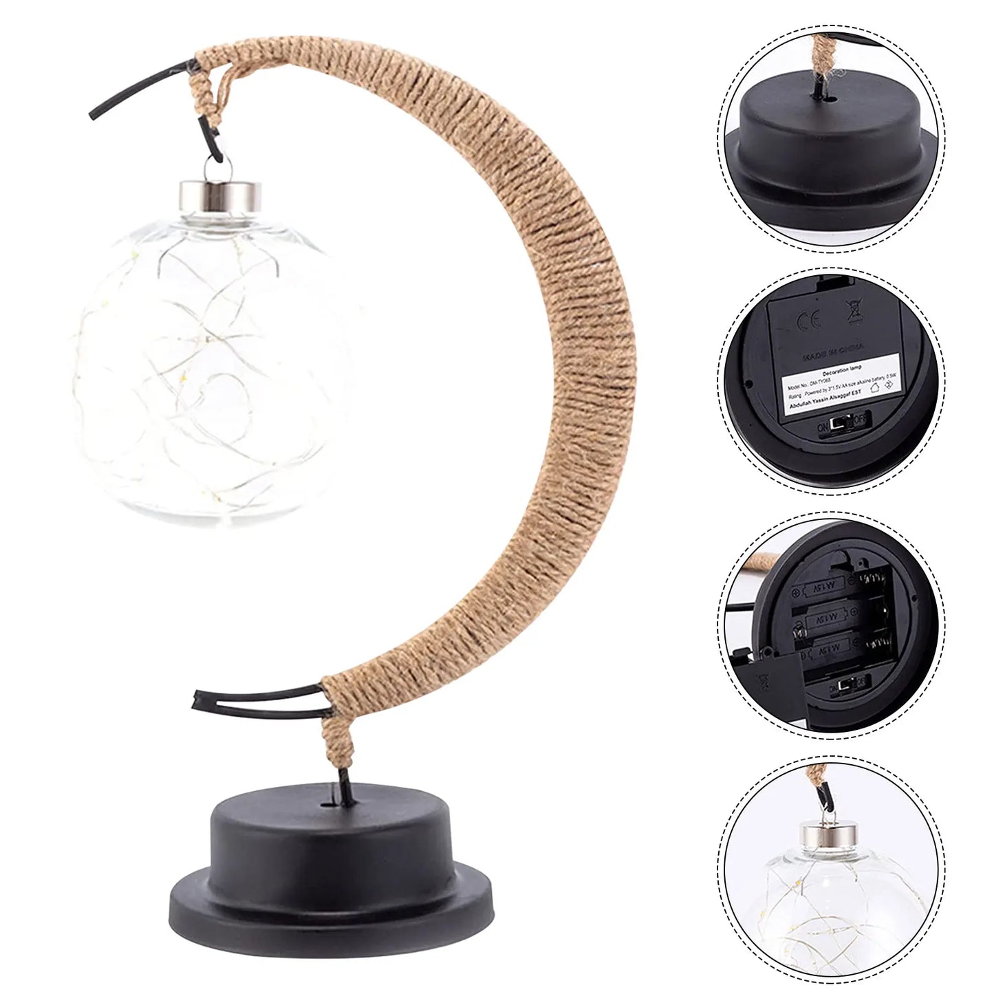 Lunia – Glas LED Tafellamp met Warm Licht