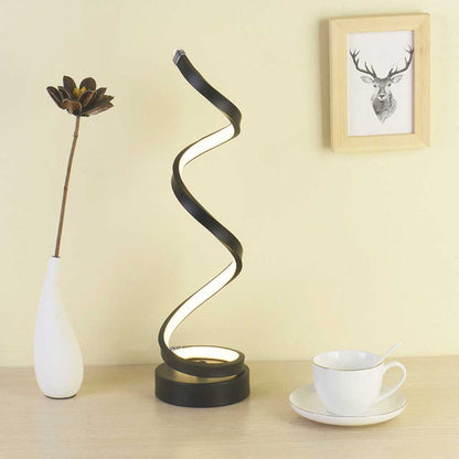 Lumio - Scandinavian Spiral Tafellamp met Dimbaar LED Licht & Modern Design