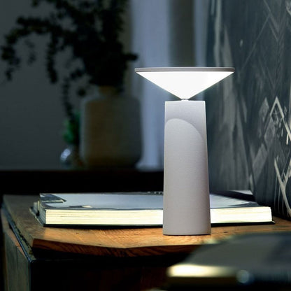 Lumio - Japandi Minimalistische Draadloze Tafellamp met 360° Rotatie