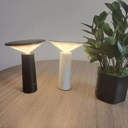 Lumio - Japandi Minimalistische Draadloze Tafellamp met 360° Rotatie