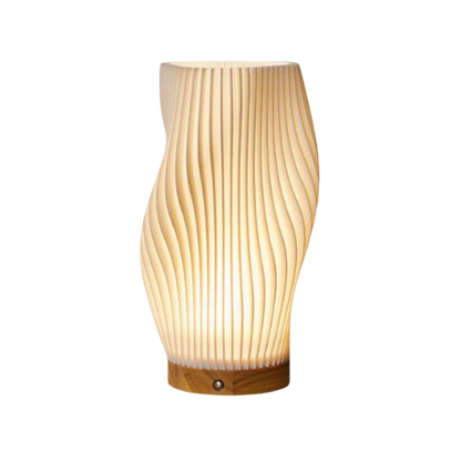 Lumio - Warme LED Tafellamp met Dimbare Functie & Elegant Golfdesign