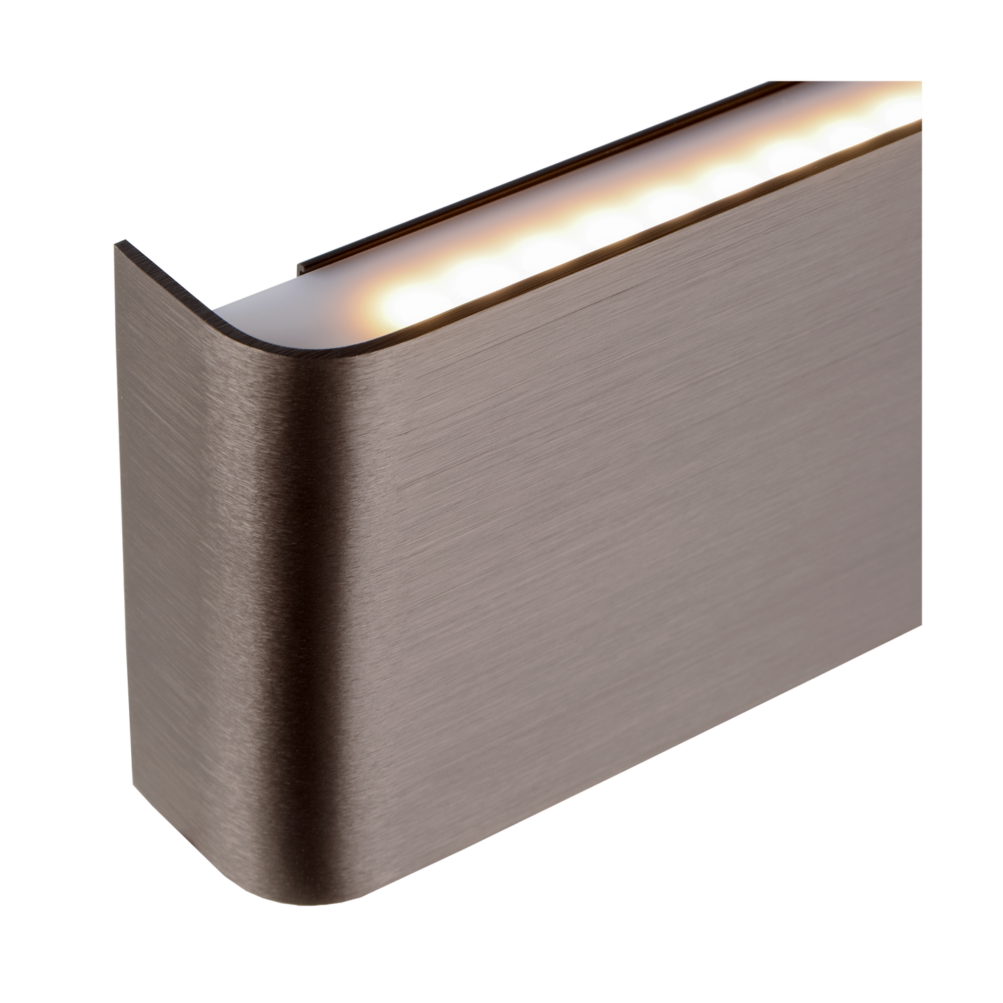 Brillo – Rechthoekige Wandlamp met Geïntegreerde LED & Brons Afwerking