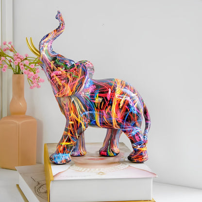 Ollio - Abstract Olifanten Standbeeld