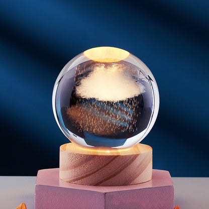 Spatio – Orb 3D Kristallen Nachtlamp