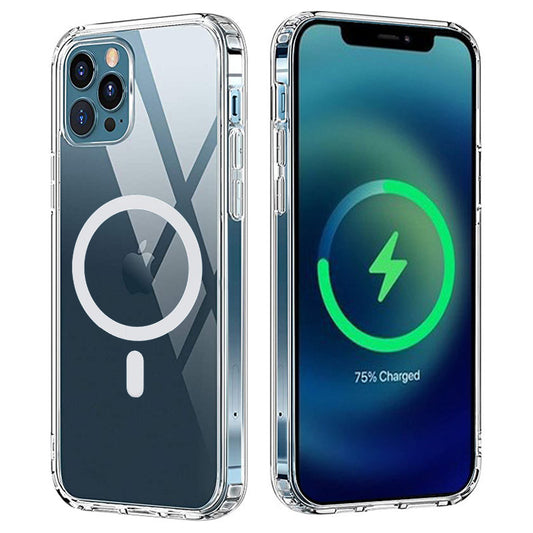 Lumio - Transparante Magnetische Acryl Telefoonhoes voor - iPhone-serie
