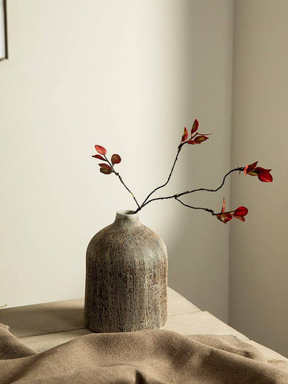 Japandi Dark Ceramic Vases