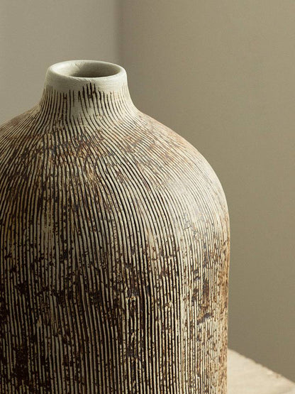 Japandi Dark Ceramic Vases