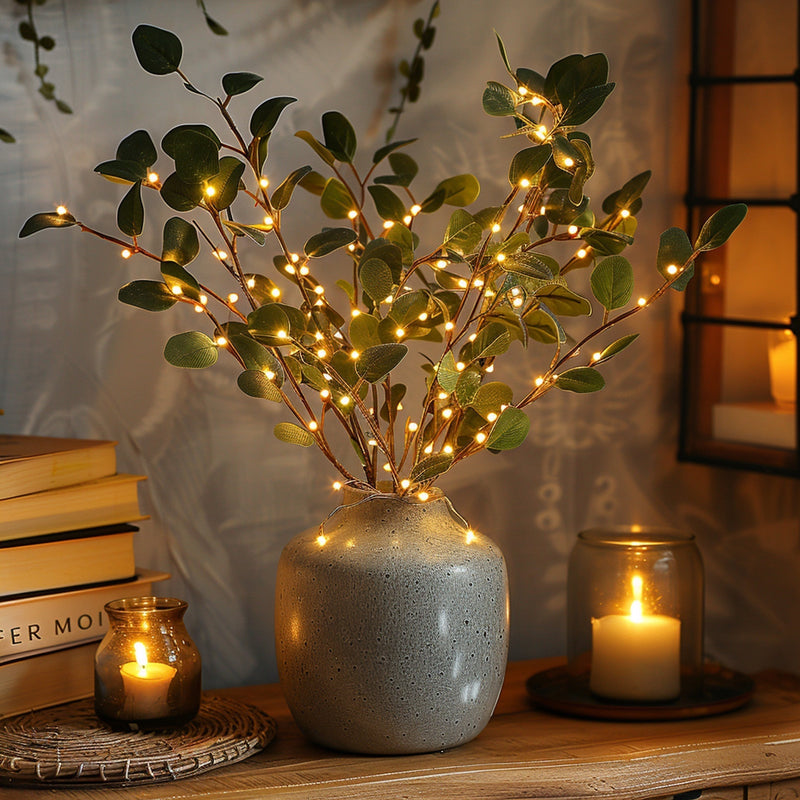 Olivia – Verstelbare LED Olijftakken met Warm Wit Licht
