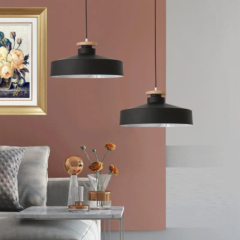 Scandinavische Houten Hanglamp – Modern & Warm