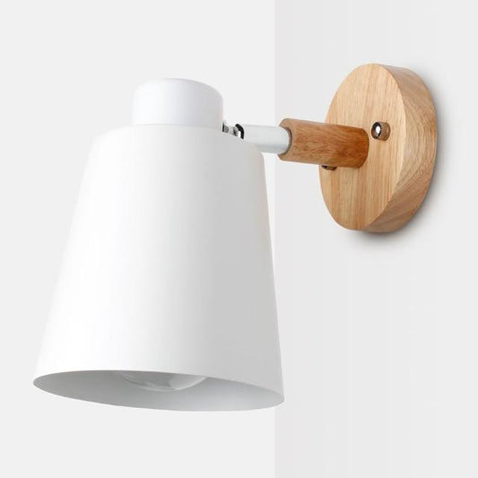 Lumio – Scandinavische Wandlamp van IJzer & Hout