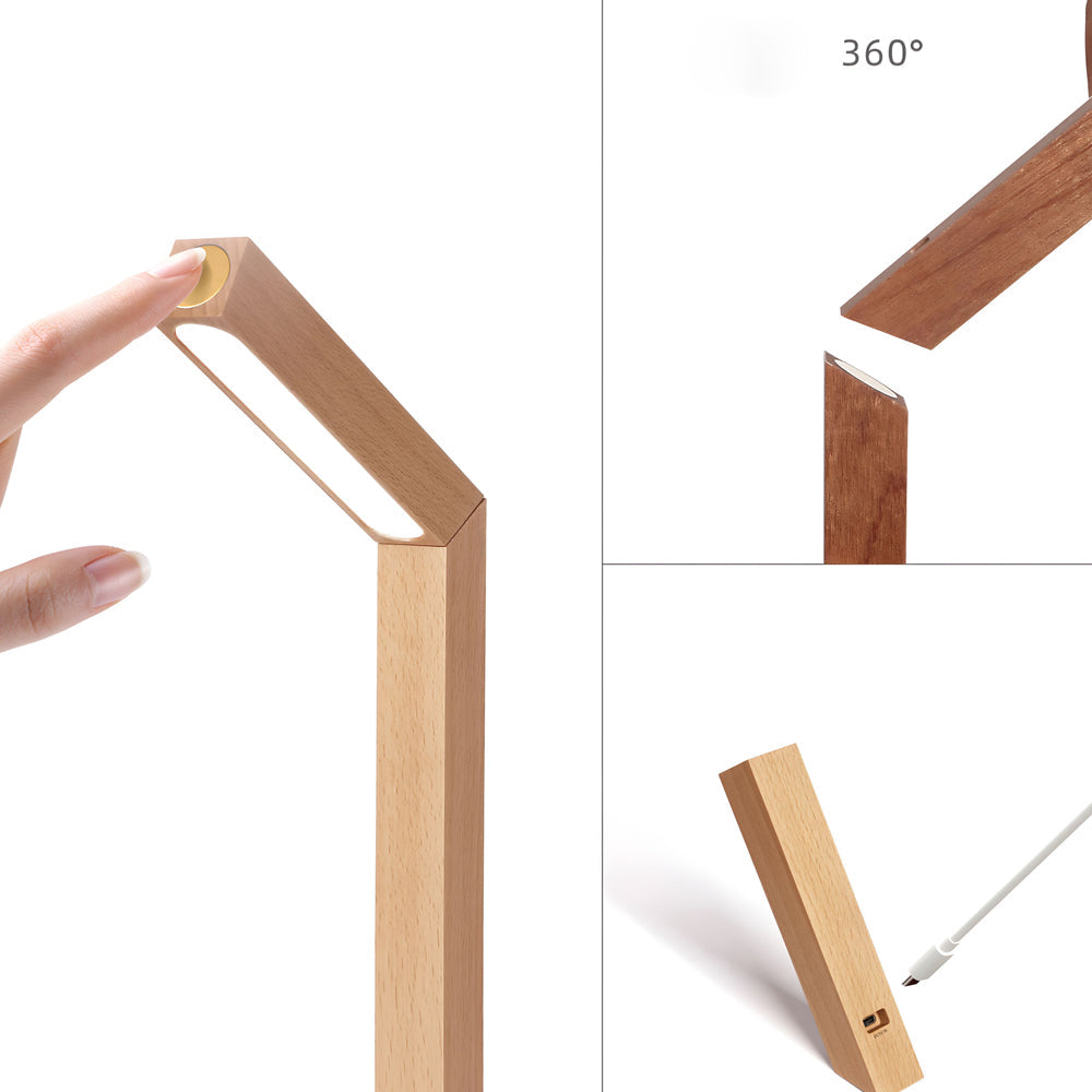 Holo – Touch Tafellamp met LED Lineaire Sfeerverlichting & 360° Verstelbare Kop
