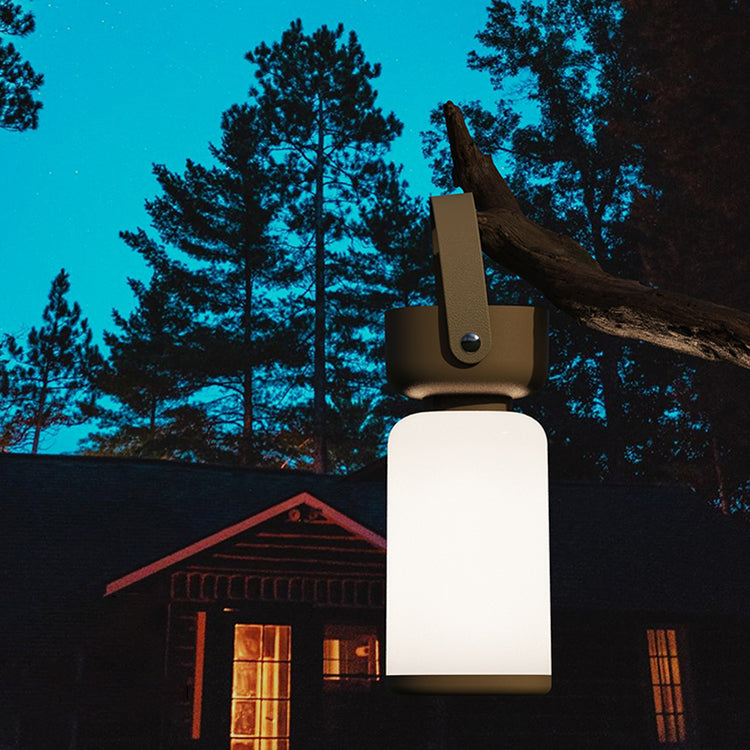 AquaGlow – Waterdichte Draagbare LED Tafellamp in Modern Cilinderontwerp