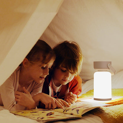 AquaGlow – Waterdichte Draagbare LED Tafellamp in Modern Cilinderontwerp