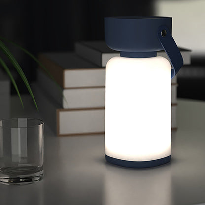 AquaGlow – Waterdichte Draagbare LED Tafellamp in Modern Cilinderontwerp