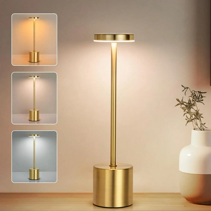 Lumio – Elegante H-Vormige LED Designlamp met USB-C Oplaadfunctie
